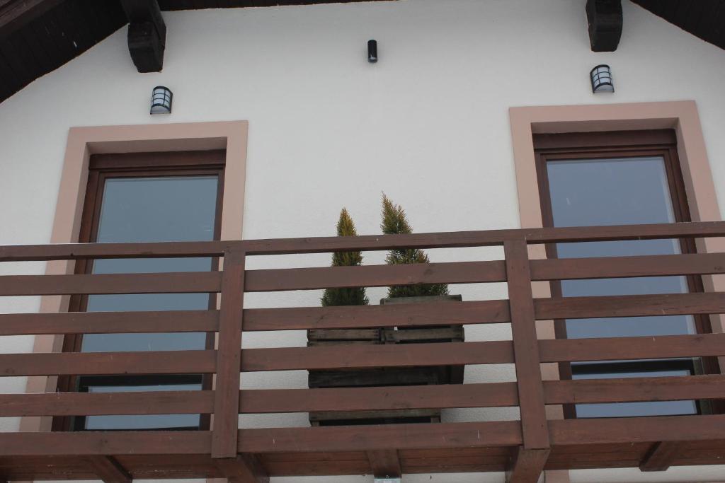 Rõdu või terrass majutusasutuses Vdovič Guest House