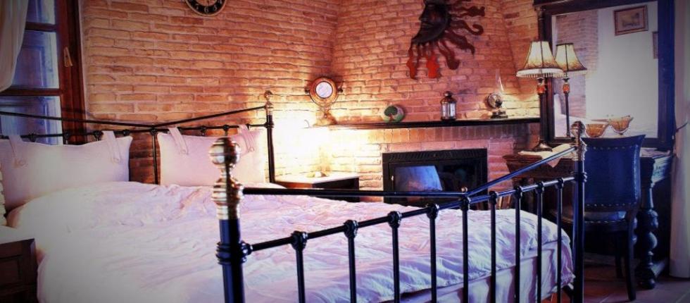 Posteľ alebo postele v izbe v ubytovaní Muses Country House