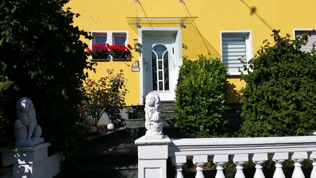 Zahrada ubytování Ferienwohnung am Gipsberg