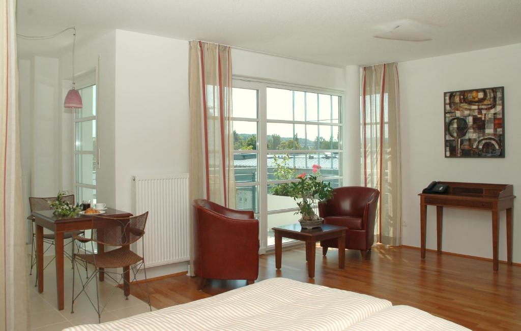 Posezení v ubytování BTT Serviced Apartments