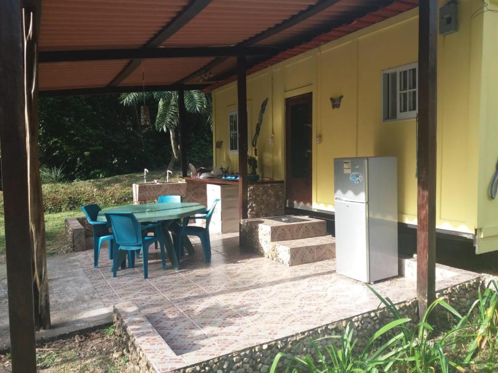 Zahrada ubytování Casita Rio Indio