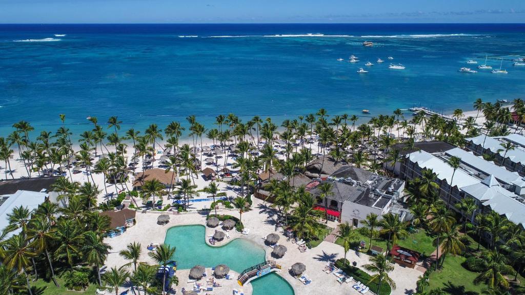 an aerial view of the beach and the ocean at Be Live Collection Punta Cana - All Inclusive in Punta Cana