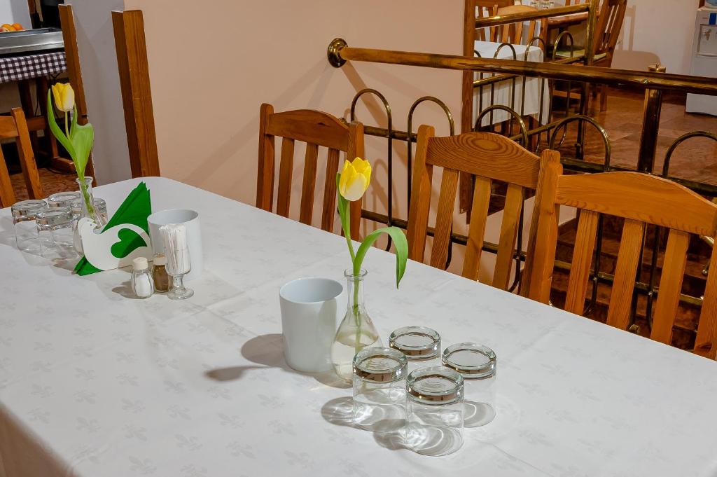 Nápoje v ubytovaní Bástya Hotel