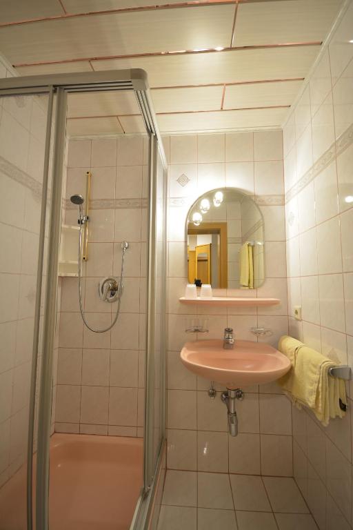 Kúpeľňa v ubytovaní Oberfischergut
