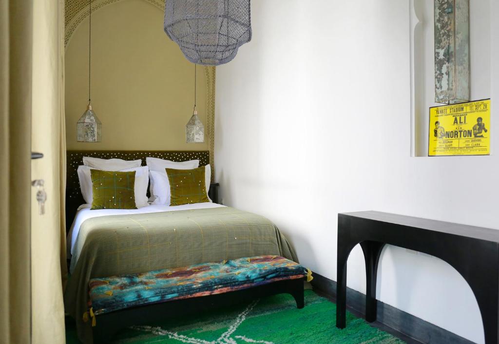 Postel nebo postele na pokoji v ubytování Riad Dar Bahi