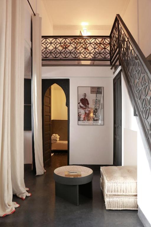 Posezení v ubytování Riad Dar Bahi