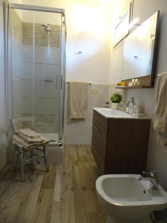 Koupelna v ubytování La casa di Clara