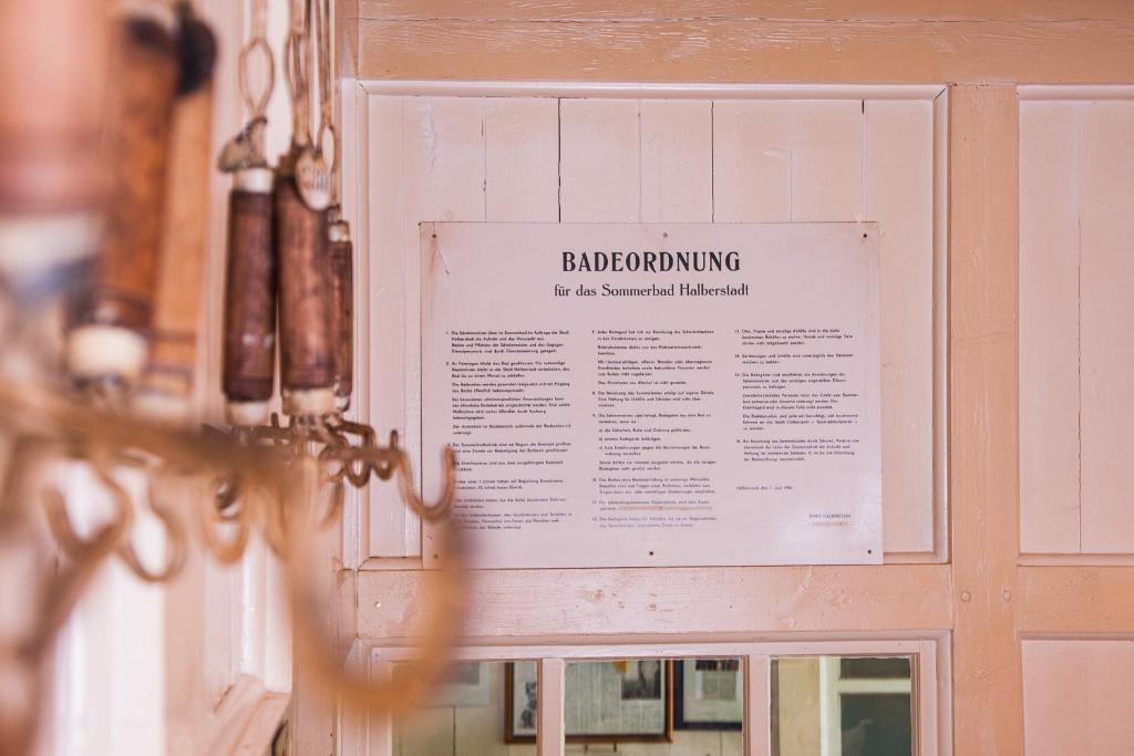 Certifikát, hodnocení, plakát nebo jiný dokument vystavený v ubytování Hotel Am Sommerbad