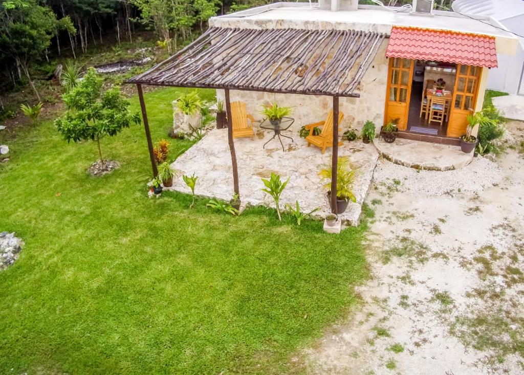Zahrada ubytování Aldea Isla Sagrada