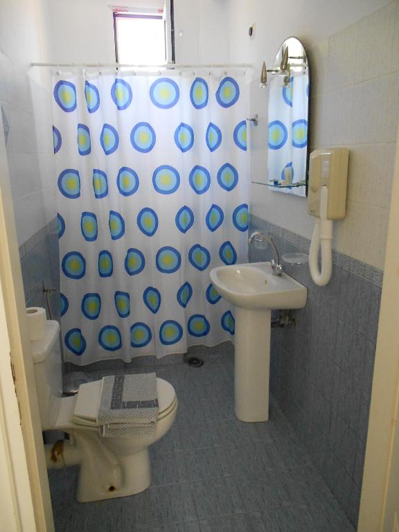 Vannituba majutusasutuses Aggelos Hotel