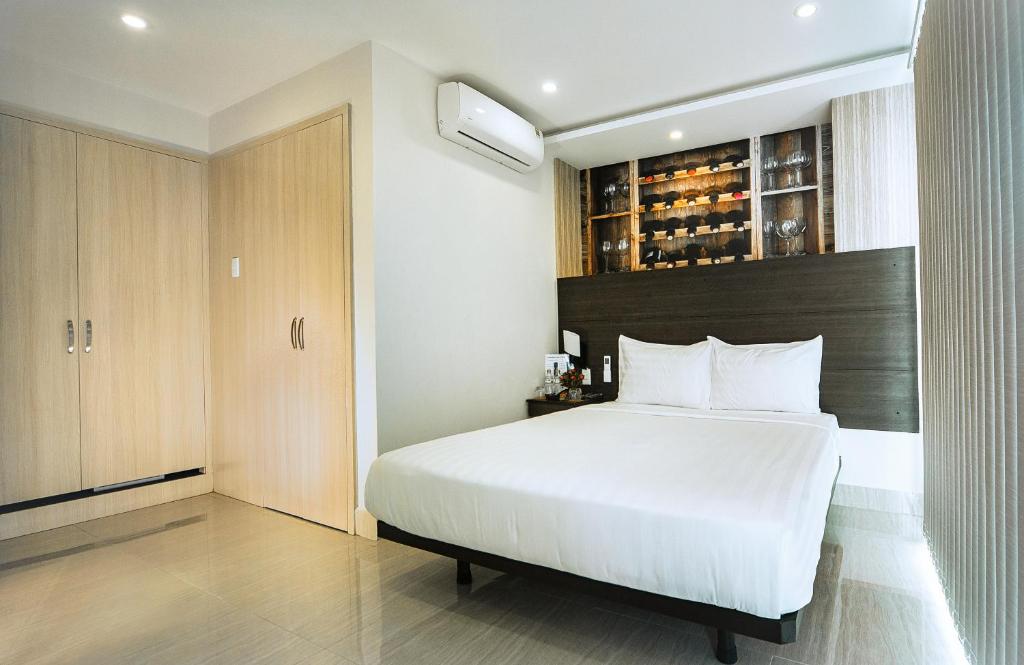 Giường trong phòng chung tại Duy Ninh Hotel