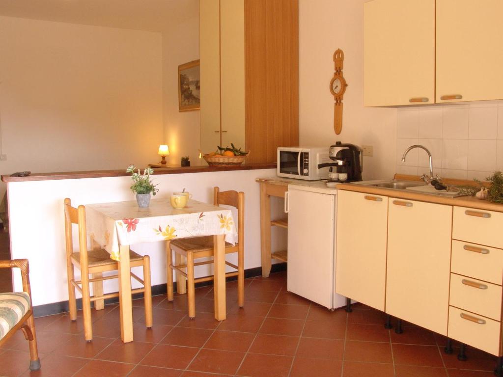 Kuchnia lub aneks kuchenny w obiekcie Agriturismo La Quiete