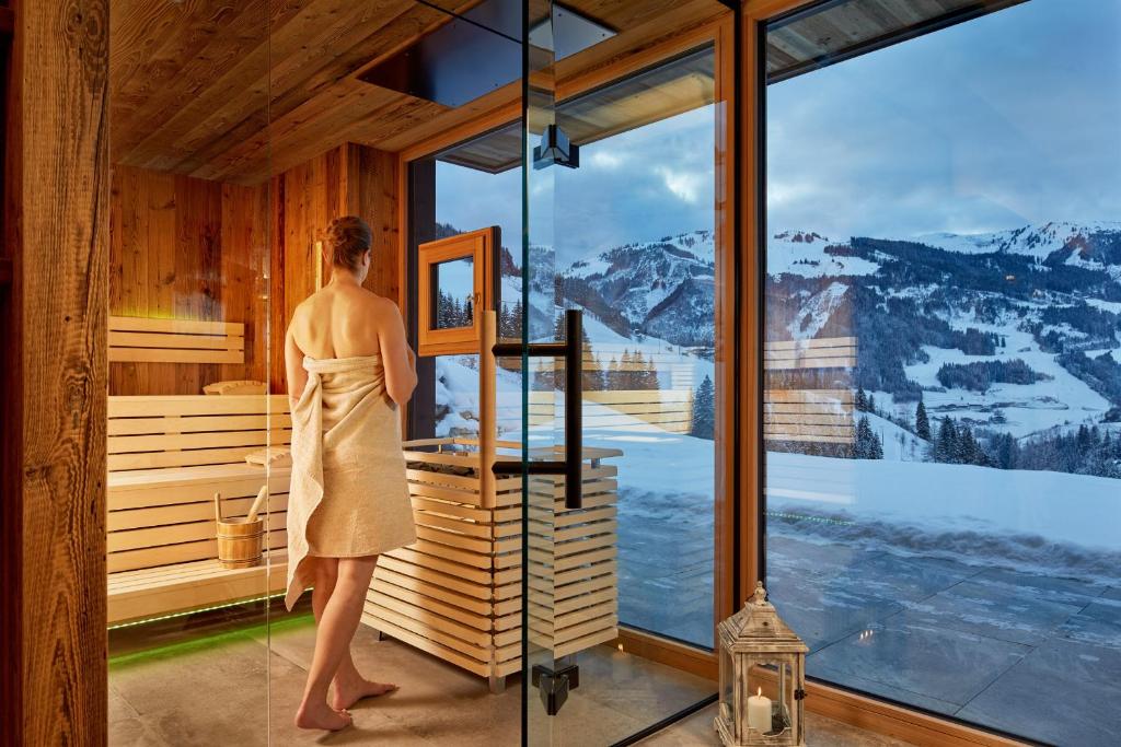 Nespecifikovaný výhled na hory nebo výhled na hory při pohledu z bed and breakfast