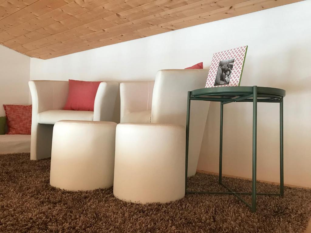 Posezení v ubytování Ferienwohnung Mountaintop