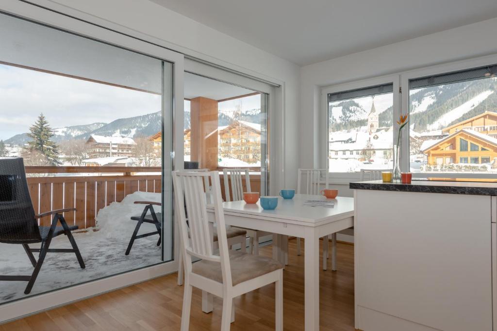 Výhľad na hory alebo výhľad na hory priamo z apartmánu