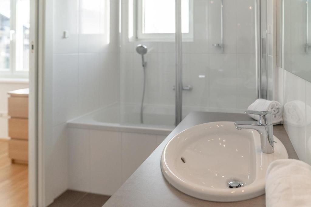 Kúpeľňa v ubytovaní Appartements Ramsau am Dachstein by Schladmingurlaub