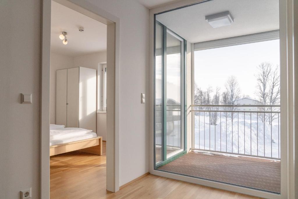 Posteľ alebo postele v izbe v ubytovaní Appartements Ramsau am Dachstein by Schladmingurlaub