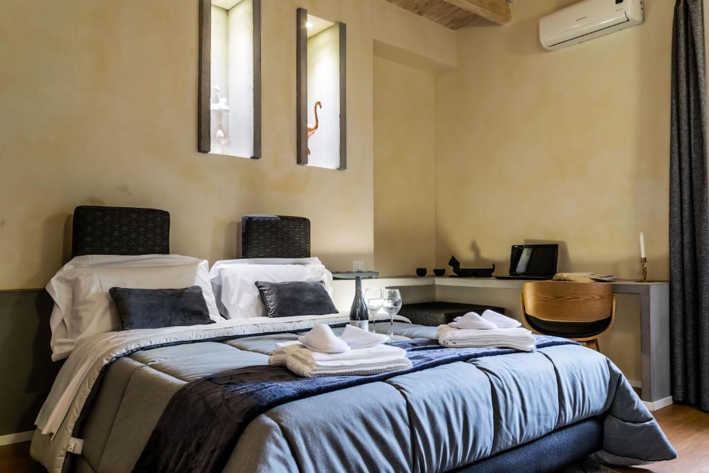 Posteľ alebo postele v izbe v ubytovaní Diodorus Luxury Experience