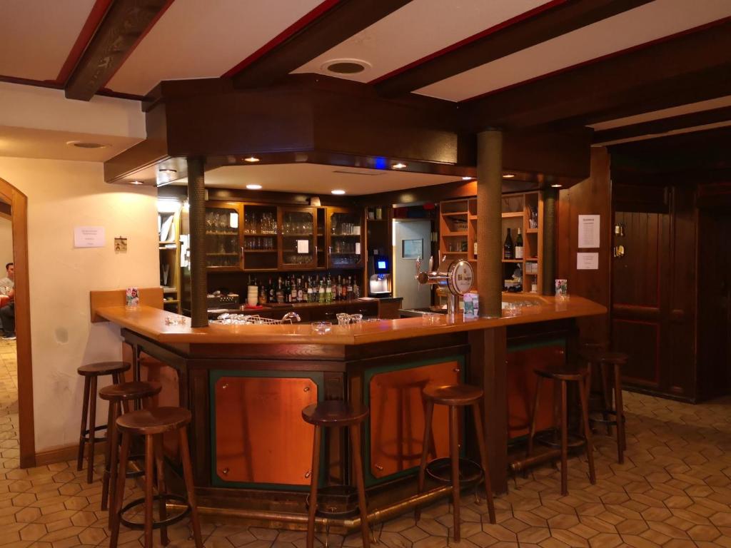
Lounge oder Bar in der Unterkunft Gasthaus "Zur alten Dorfschmiede"
