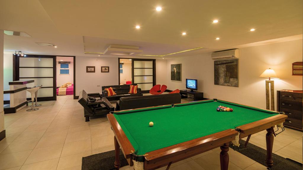 Posezení v ubytování Villa Watersedge
