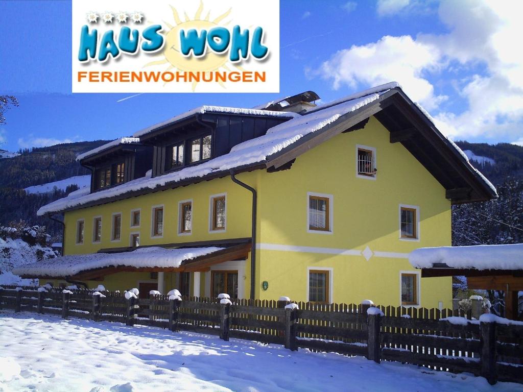 Haus Wohl v zimě