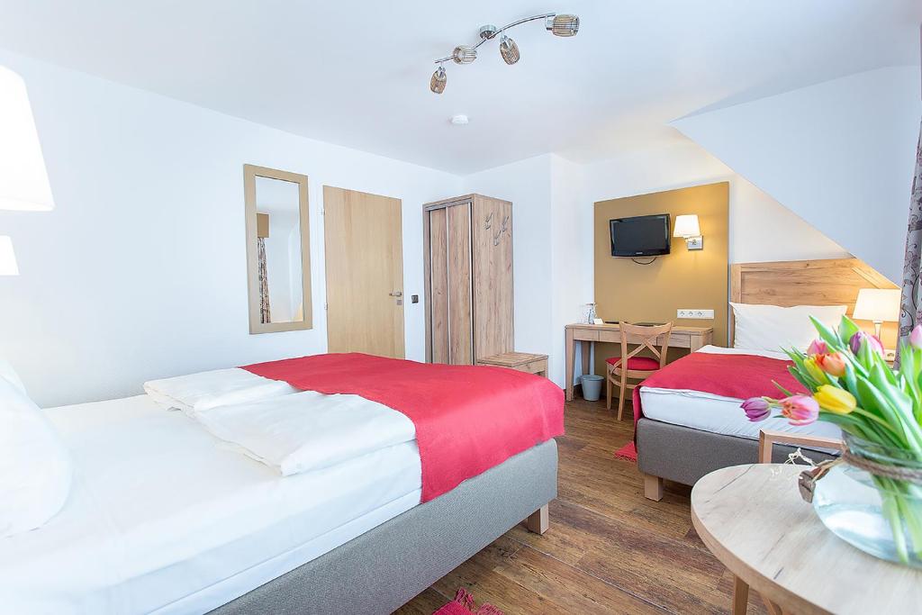 Postel nebo postele na pokoji v ubytování Hotel Diana