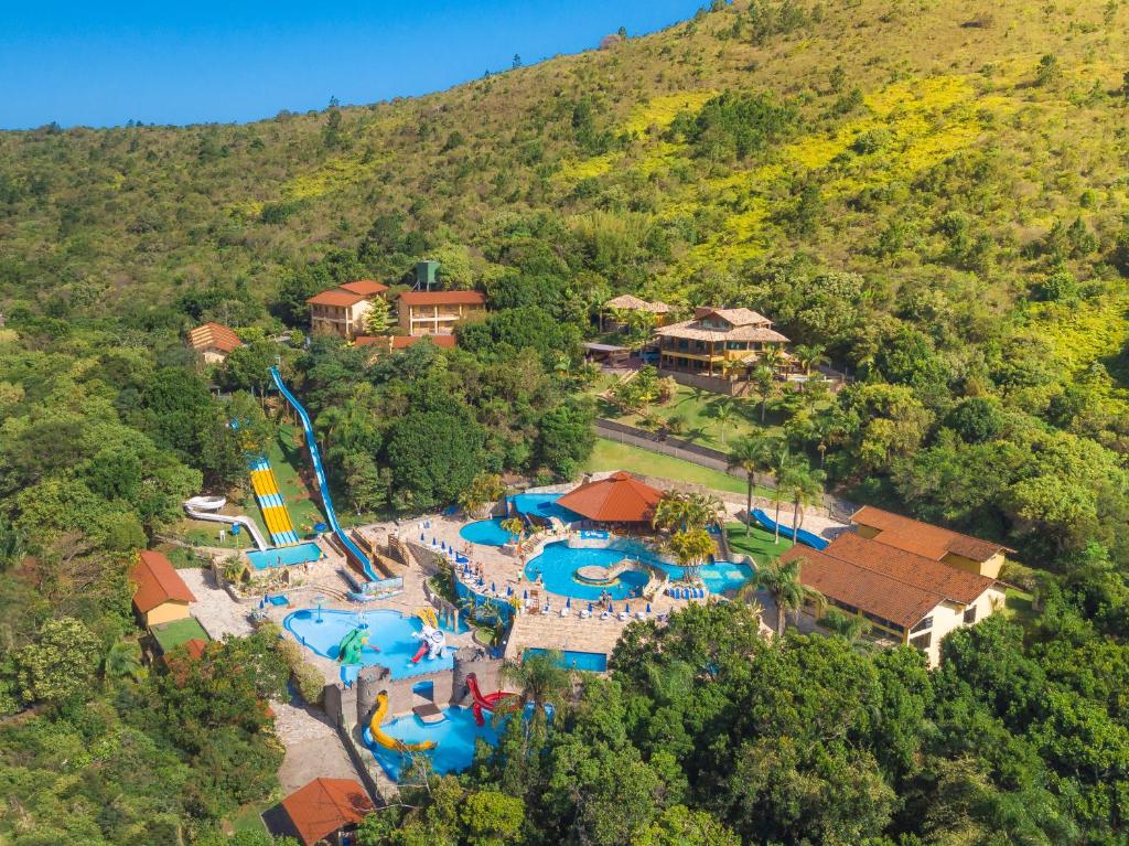 A bird's-eye view of Águas de Palmas Resort