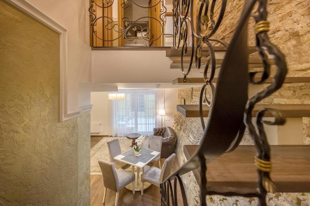 Posezení v ubytování Kesminta Apartments