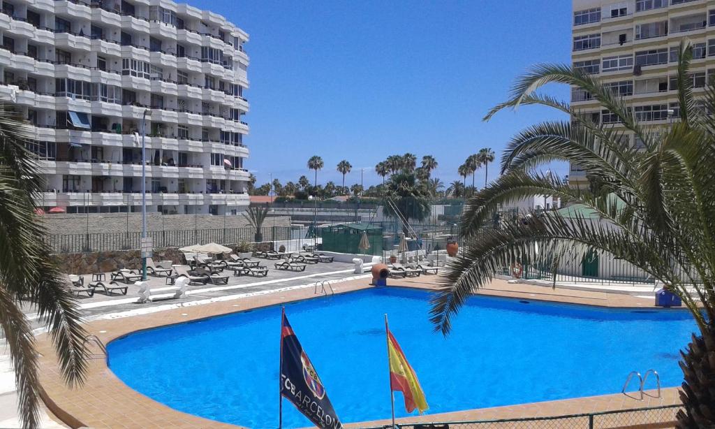 The swimming pool at or close to Apartment close to Yumbo,Free parking