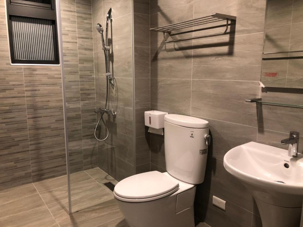 Koupelna v ubytování Mei Jia Guesthouse
