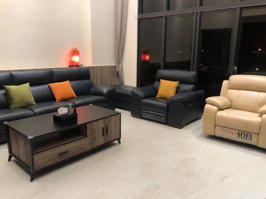 Posezení v ubytování Mei Jia Guesthouse