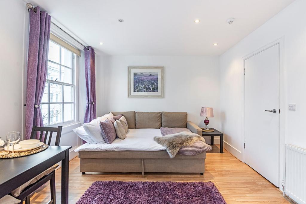 Posezení v ubytování Knightsbridge Dream Apartment