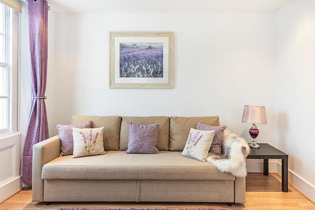 Posezení v ubytování Knightsbridge Dream Apartment