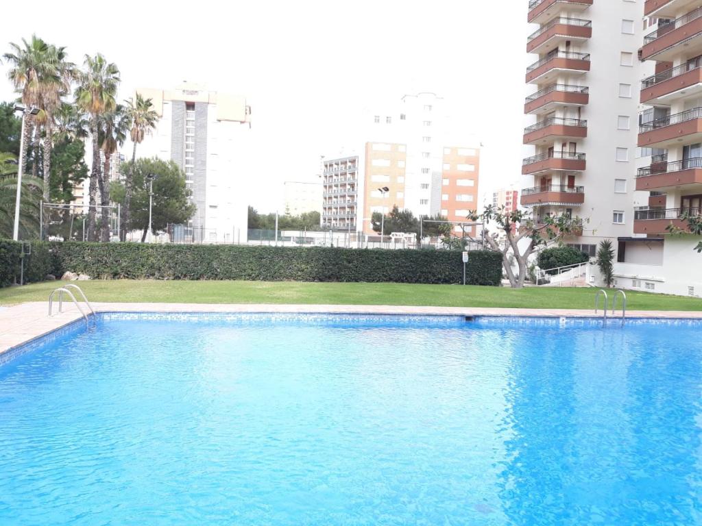 Bazén v ubytovaní Valldigna 7 Playa de Gandia SOLO FAMILIAS alebo v jeho blízkosti