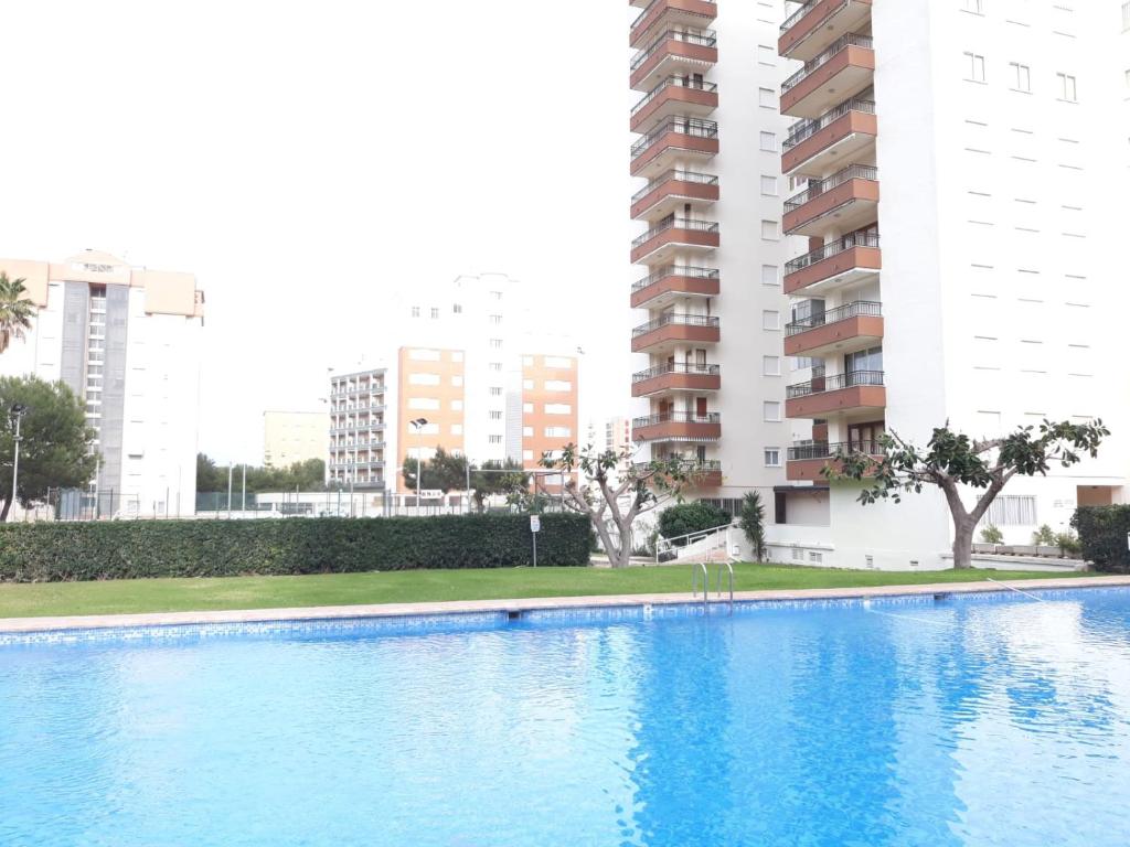 Bazén v ubytovaní Valldigna 7 Playa de Gandia SOLO FAMILIAS alebo v jeho blízkosti