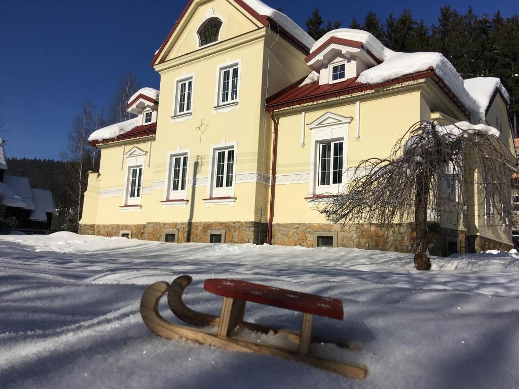 Apartmány Na Faře v zimě