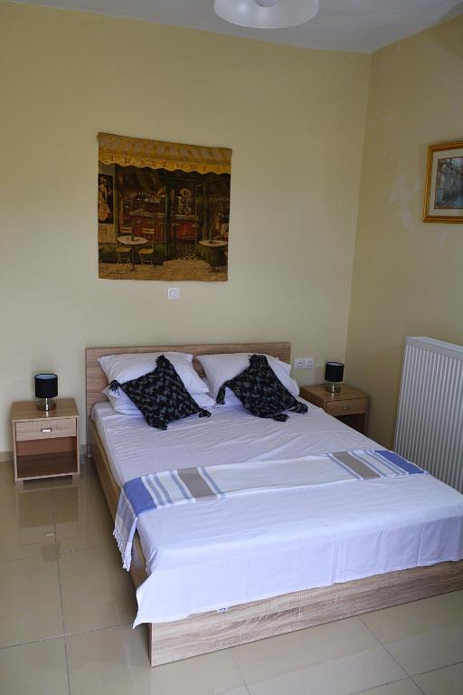 Arches Eleftherna - Chambre Double De Luxe Avec Balcon Et Vue En Mer
