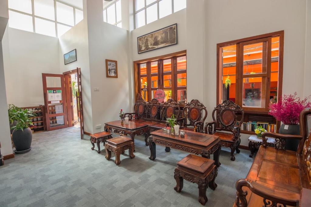Posezení v ubytování Neth Socheata Hotel