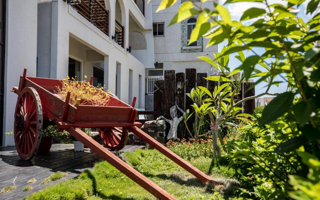 Zahrada ubytování Malibu OceanView Homestay