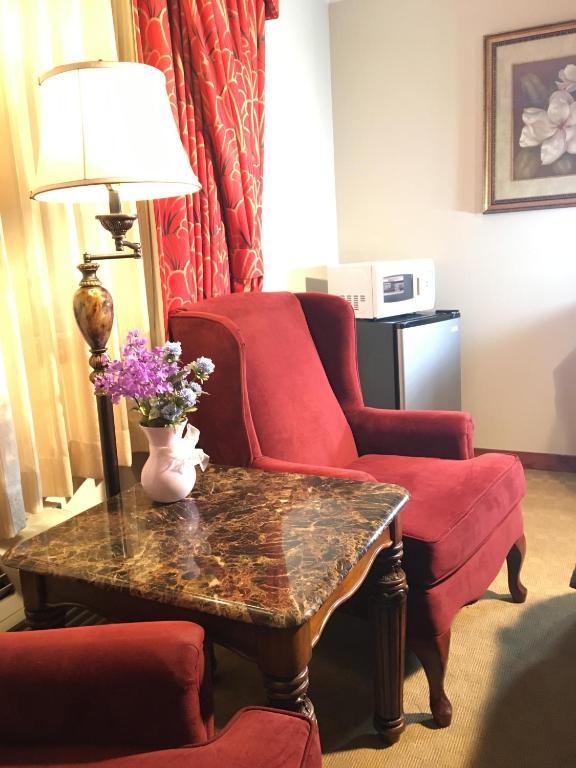 Posezení v ubytování Acorn Motor Inn