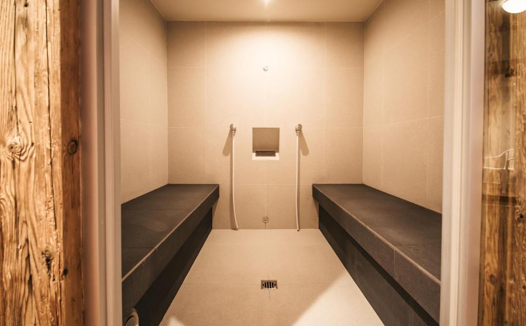 Koupelna v ubytování Hotel Grieshof