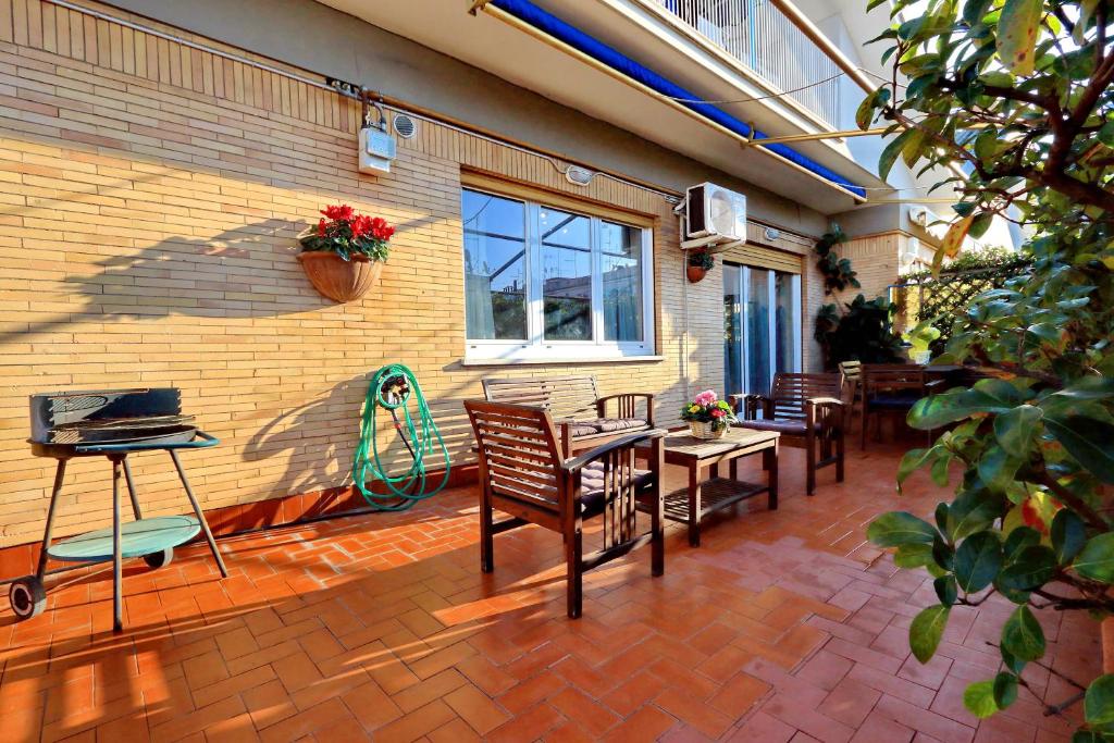 Balcó o terrassa a Holiday rental St Peter's area