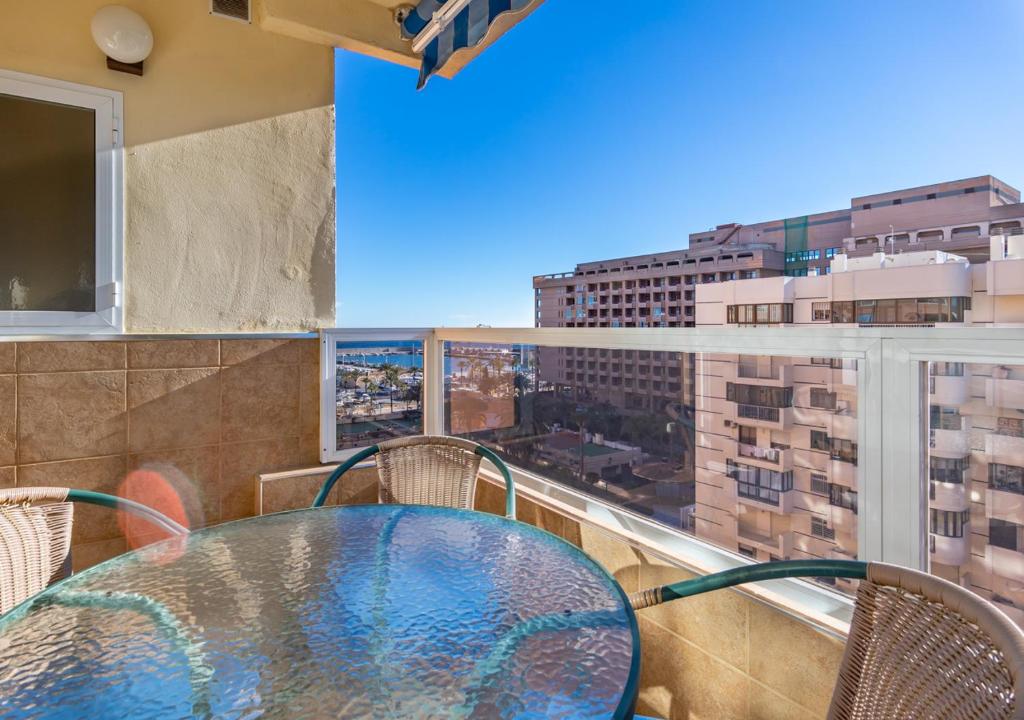 Balkón alebo terasa v ubytovaní Studio PYR Fuengirola frente al mar