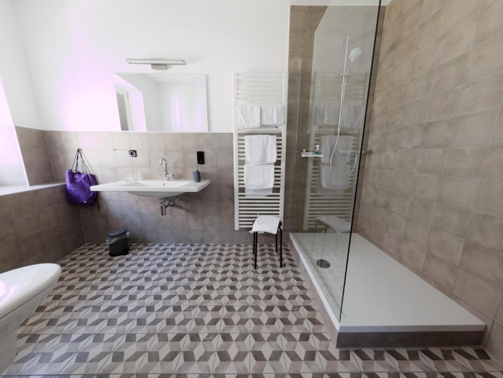 Koupelna v ubytování Hotel - Weinbar FAHR AWAY