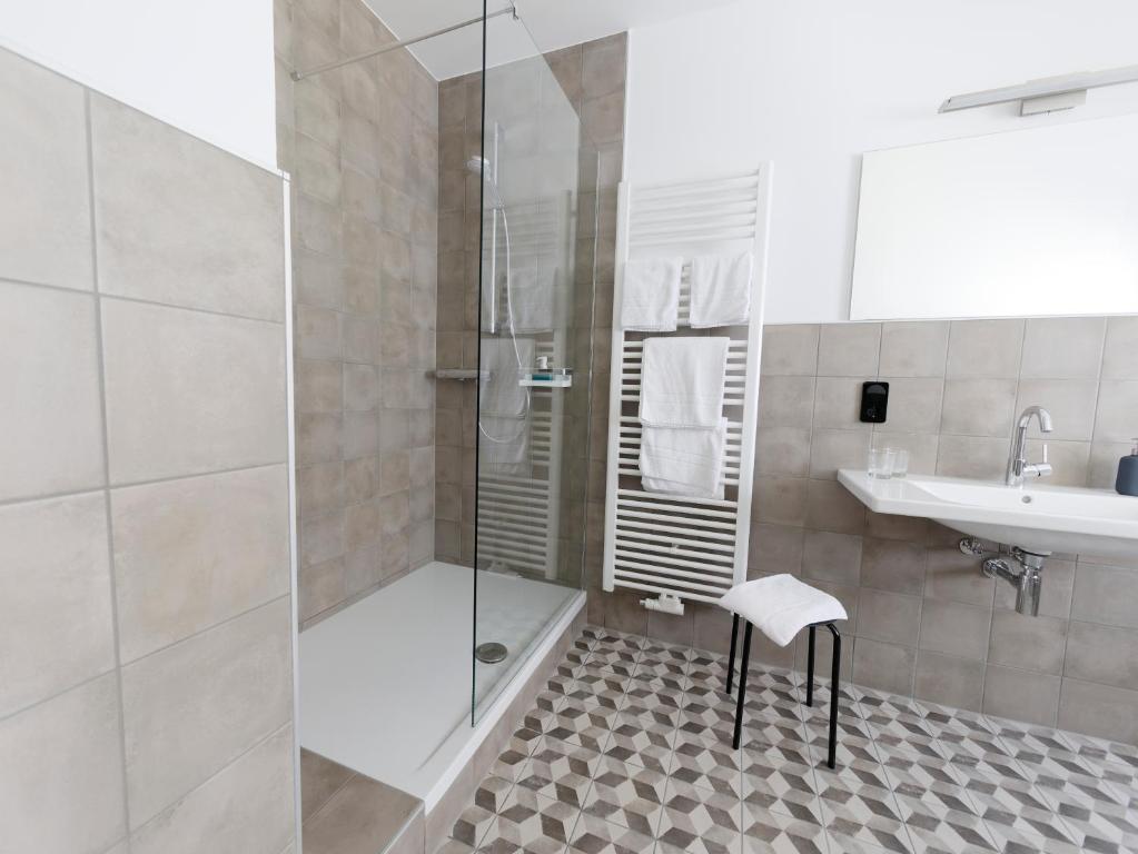 Koupelna v ubytování Hotel - Weinbar FAHR AWAY