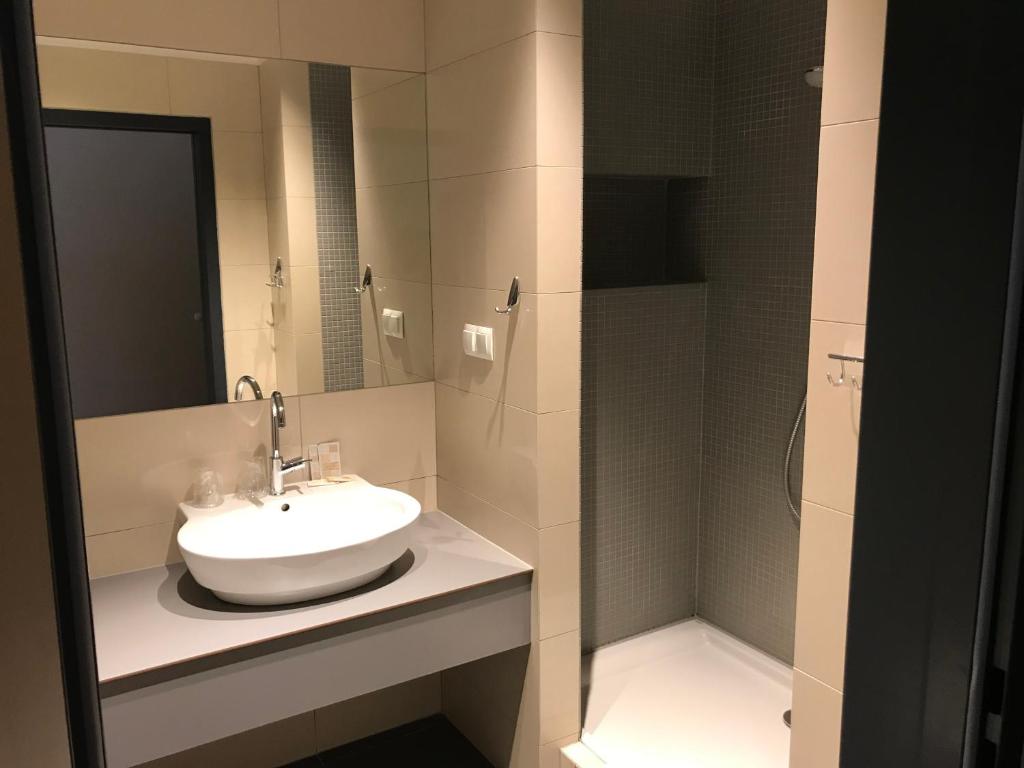 Kúpeľňa v ubytovaní Hotel Meeting
