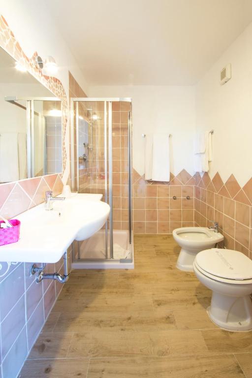Koupelna v ubytování Grand Hotel Palau