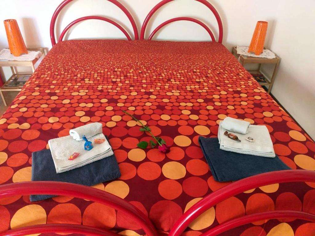 Posteľ alebo postele v izbe v ubytovaní B&B da Debora
