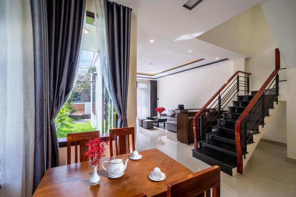 Posezení v ubytování Sum villa Hoi An