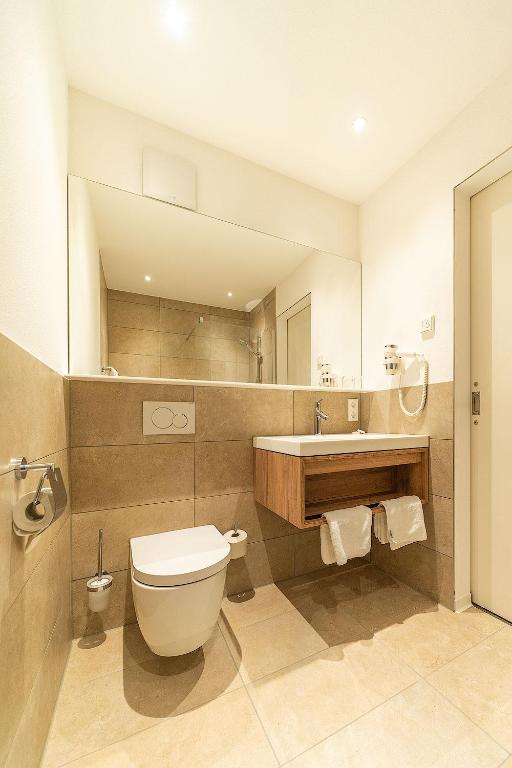 Koupelna v ubytování Weinhotel Pfeffer & Salz